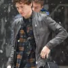 Tom Holland Leather Bomber Jacket