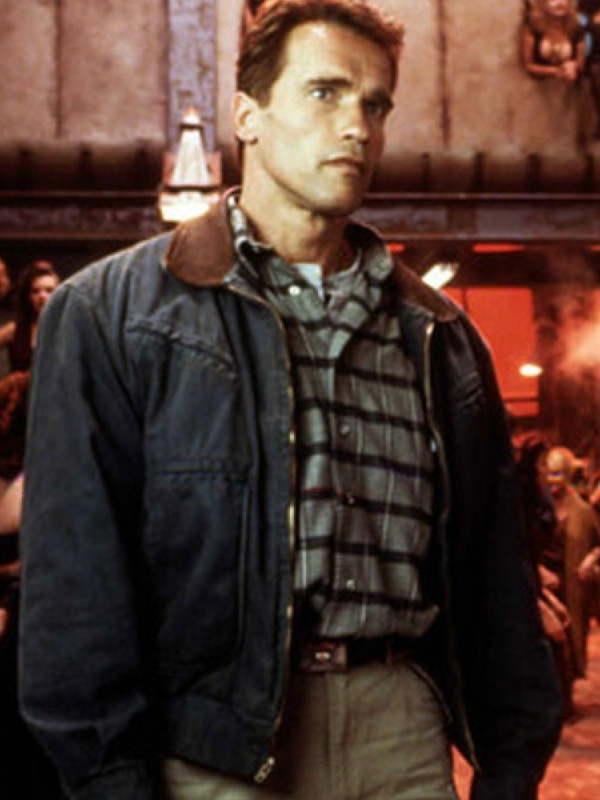 Total Recall Douglas Quaid Blue Jacket