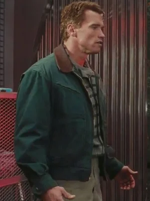 Total Recall Douglas Quaid Green Jacket