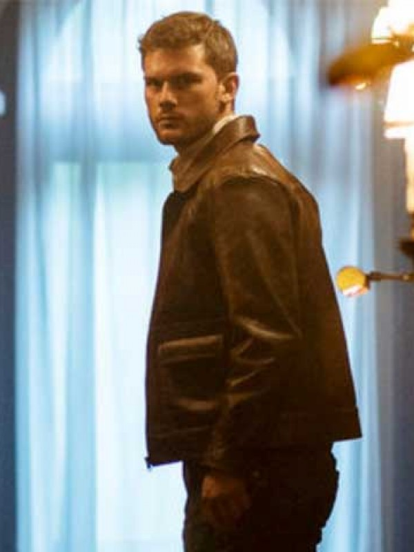 Treadstone Jeremy Irvine Leather Jacket