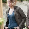 True Detective Ani Bezzerides Brown Biker Jacket