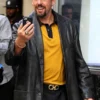 Uncut Gems Howard Ratner Black Leather Blazer Jacket