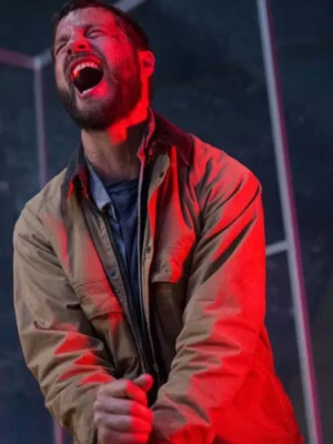 Upgrade Grey Trace Brown Jacket