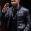Usher Black Leather Jacket