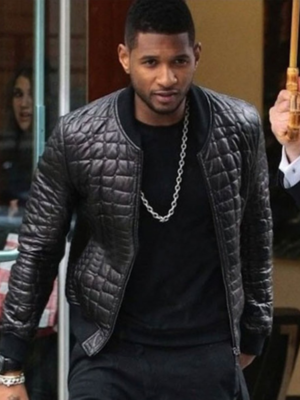Usher Black Jacket
