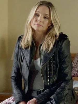 Veronica Mars TV Series Black Biker Jacket