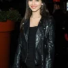 Victoria Justice Black Leather Jacket