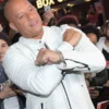 Vin Diesel White Leather Jacket