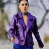 Vox Lux Celeste Montgomery Purple Jacket