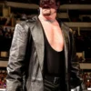 WWE Wrestler The Undertaker Black Leather Coat