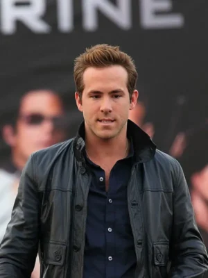 Wade Wilson Black Leather Jacket