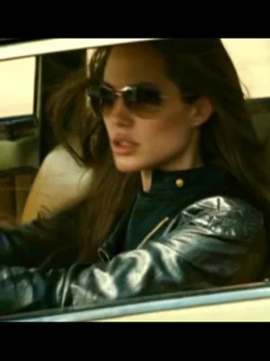 Wanted Fox Black Leather Biker Jacket