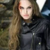 Wanted Fox Black Biker Jacket