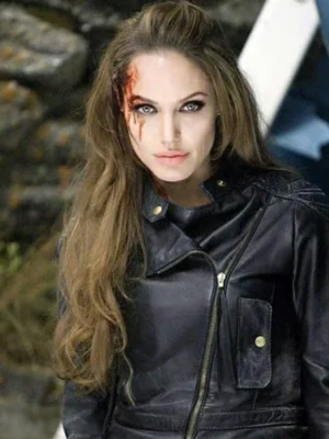 Wanted Fox Black Biker Jacket