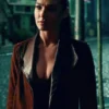 Wonder Woman Brown Suede Leather Jacket