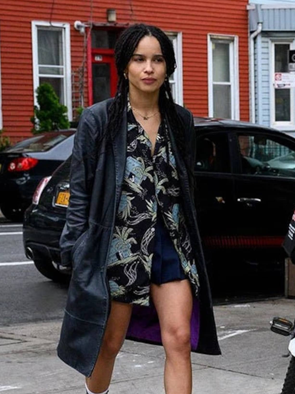 Zoe Kravitz Black Coat
