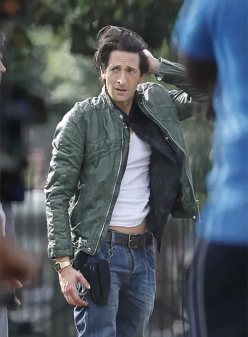 American Heist Frankie Kelly Green Leather Jacket