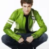 Ben 10 Alien Swarm Green Leather Jacket