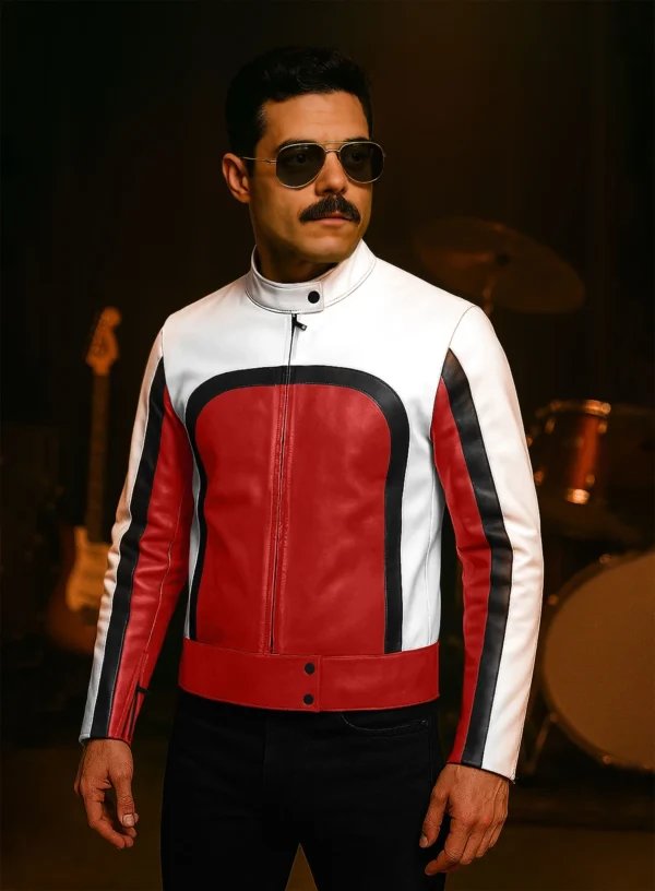 Bohemian Rhapsody Freddie Mercury Red and White Jacket