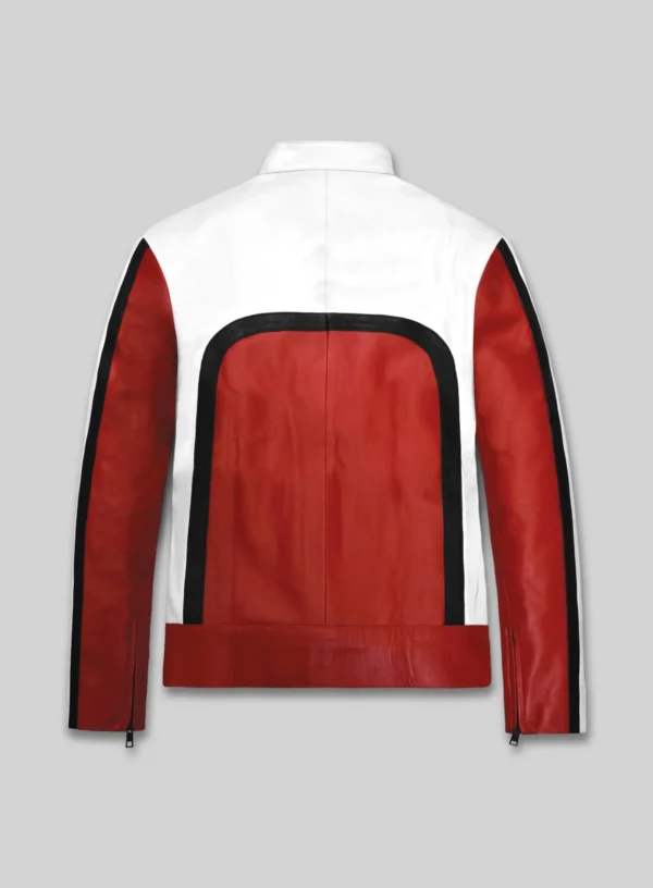 Bohemian Rhapsody Freddie Mercury Red and White Leather Jacket