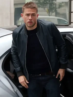 Charlie Hunnam Actor Black Jacket