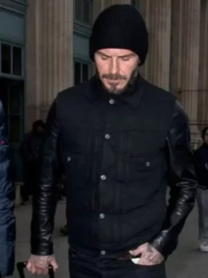David Beckham Black Jacket