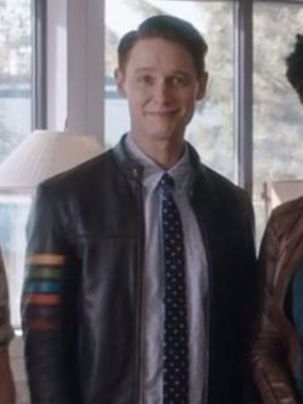 Dirk Gently Samuel Barnett Black Jacket