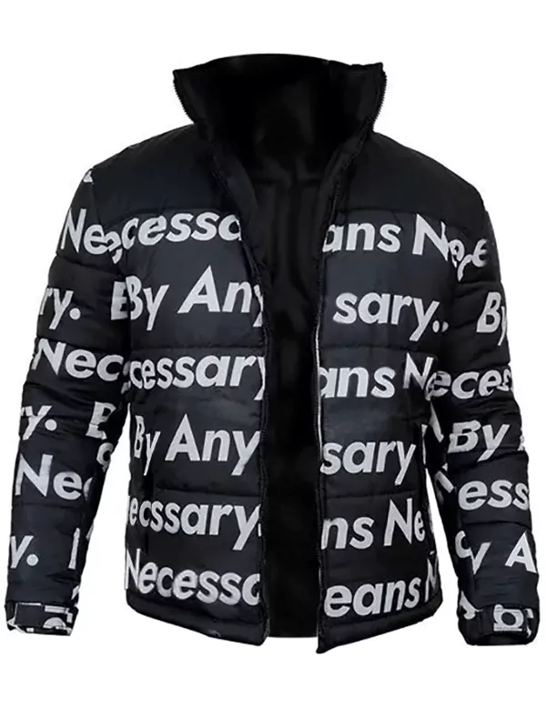 Dragon Ball Z Goku Black Puffer Jacket