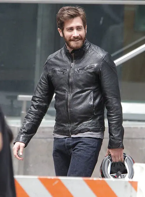 Enemy Jake Gyllenhaal Black Leather Jacket
