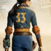 Fallout Lucy Vault 33 Blue Leather Jacket