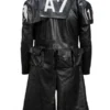 Fallout New Vegas Ranger Military A7 Black Leather Coat