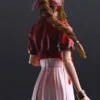 Final Fantasy 7 Rebirth Aerith Gainsborough Red Cropped Jacket