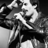 Freddie Mercury British Singer Black Leather Jacket