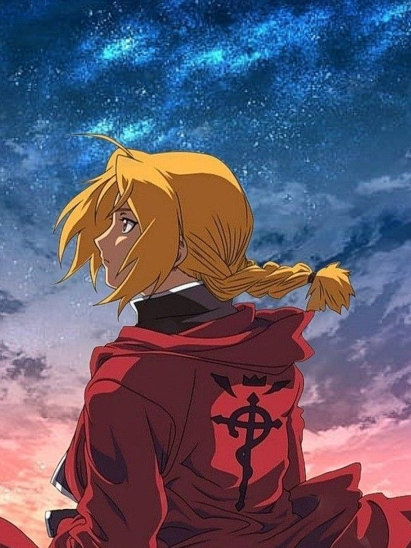 Fullmetal Alchemist Edward Elric Red Leather Coat