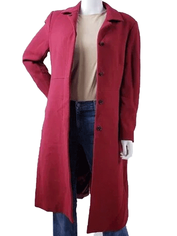 Gilmore Girls S05 Rory Gilmore Red Wool Coat