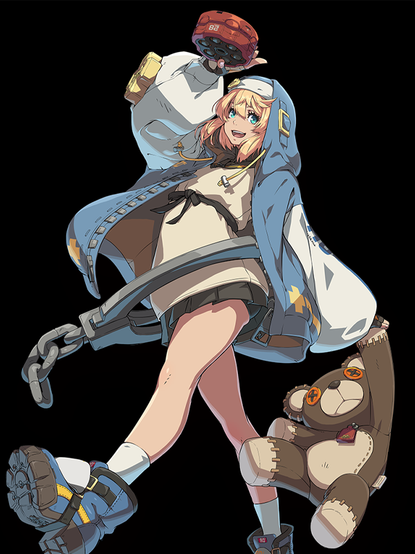 Guilty Gear Strive Bridget Blue Hooded Jacket