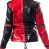 Harley Quinn Heartless Asylum Leather Biker Jacket