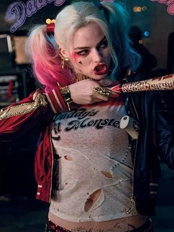 Harley Quinn Margot Robbie Property Joker Jacket