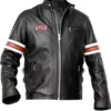 Hugh Laurie House M.D. Dr. Gregory Black Leather Jacket