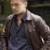 Inception Movie Leonardo DiCaprio Brown Jacket