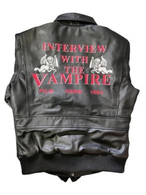 Interview with The Vampire Crew Leather Jacket
