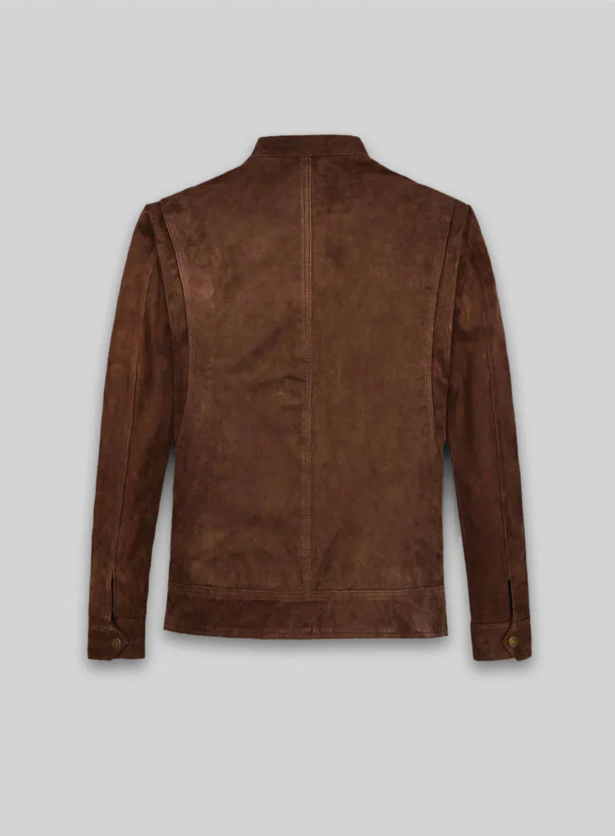 Jim Morrison American Singer Brown Suede Leather Jacket