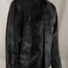 Jim Morrison Black Leather Trucker Jacket with Pants for Men and Women