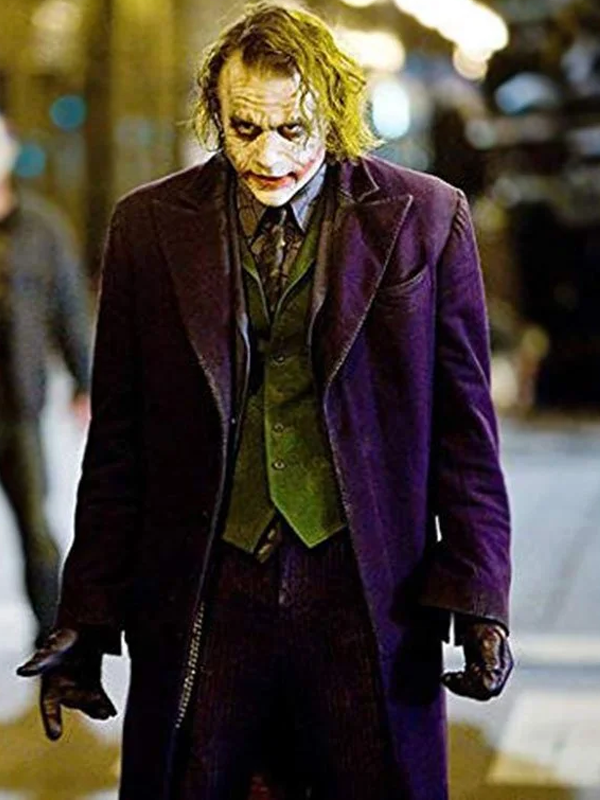 Joker Purple Trench Coat