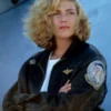 Kelly McGillis Top Gun Charlie Black Jacket