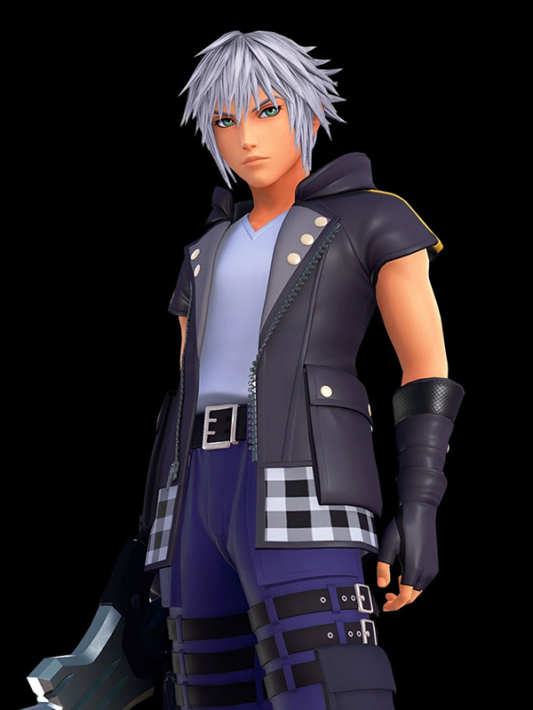 Kingdom Hearts 3 Riku Black Leather Jacket