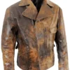 Kurt Russell Escape from LA Snake Plissken Leather Jacket