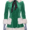 Last Christmas Kate Emilia Green Fur Jacket