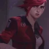 League of Legends Arcane Vi Red Jacket