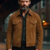 Logan Hugh Jackman Brown Jacket